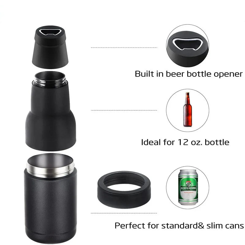 3 In 1 Stainless Insulated Bottle Holder - Image 13