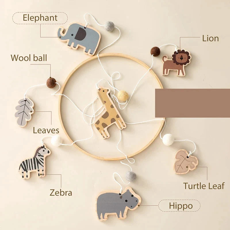 Baby Crib Mobile Wood - Image 3