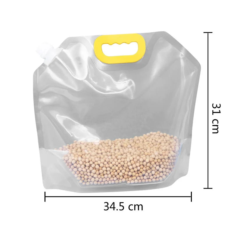 Maximize Freshness With Transparent Sealed Packaging Bags For Grains And Beans - Image 4