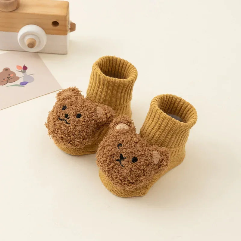 Cute Cartoon Bear Baby Socks - Image 8