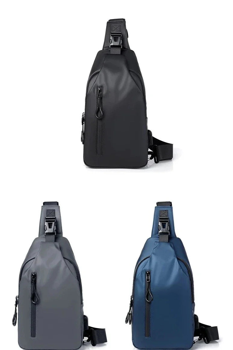 Waterproof Chest Bag With Usb Charging Interface - Image 15