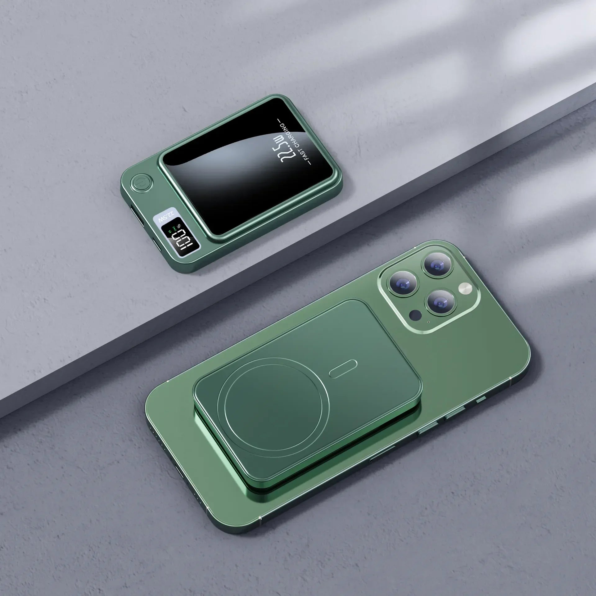 Magnetic Wireless Led Display Fast Charging Power Bank - Image 5