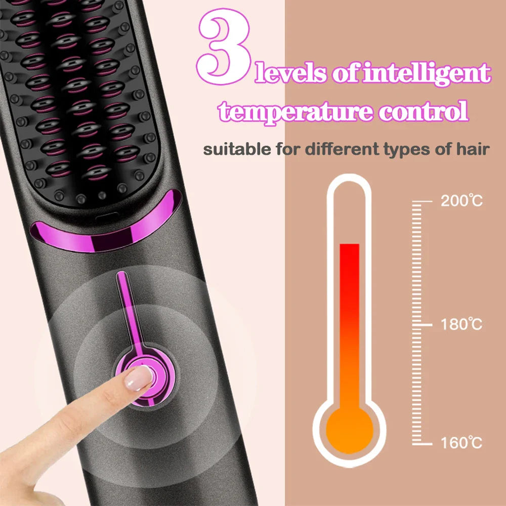 Wireless Hair Straightener Comb - Image 4