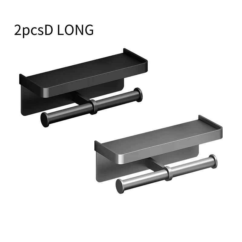 Wall-Mounted Aluminum Alloy Tissue Holder - Image 4