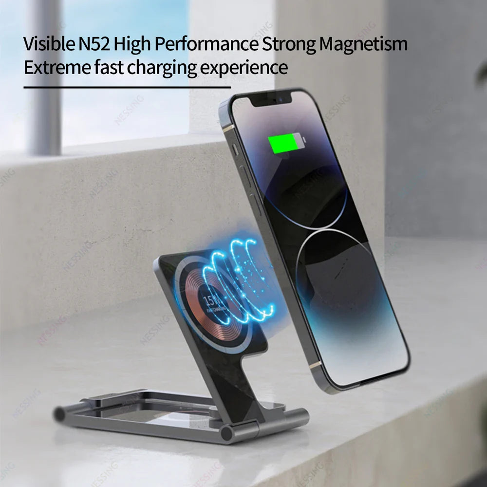 3 In 1 Foldable Magsafe Wireless Charger - Image 9