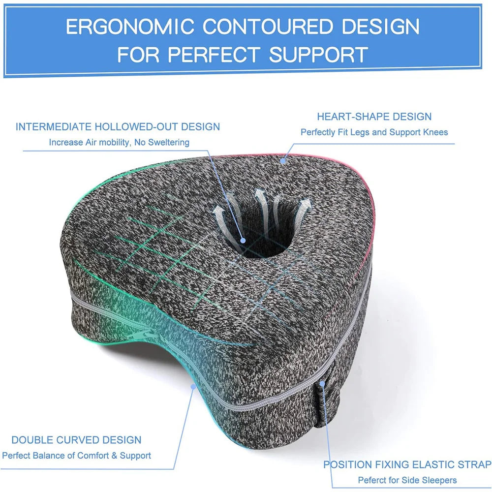 Memory Foam Orthopedic Leg Cushion Pillow - Image 9