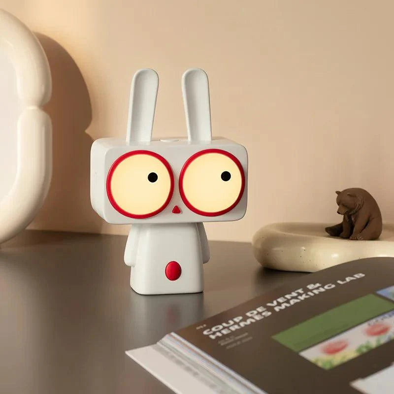 Rabbit Led Night Light Usb Rechargeable Cute Light Gift - Image 7