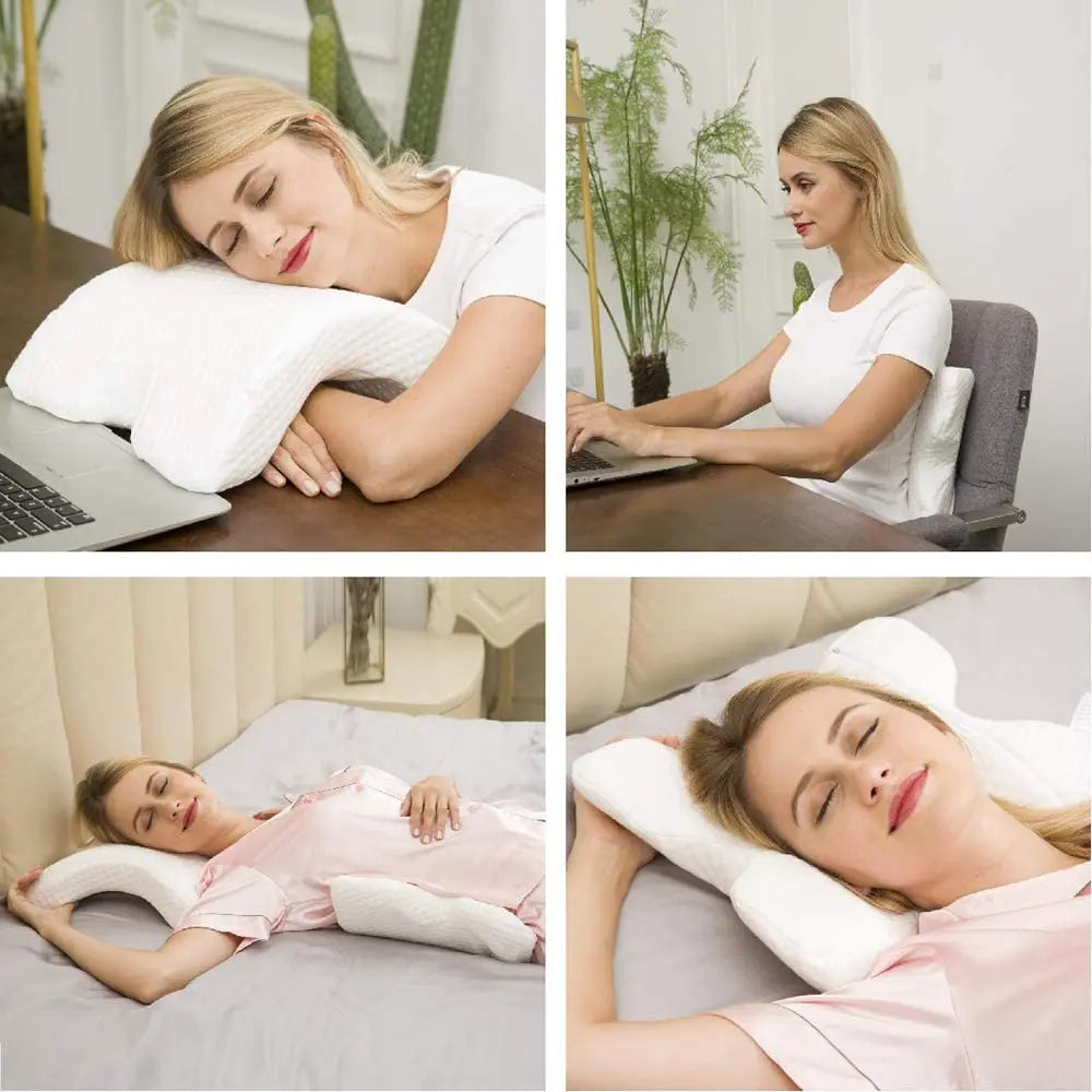Curved Orthopedic Memory Foam Pillow - Image 3