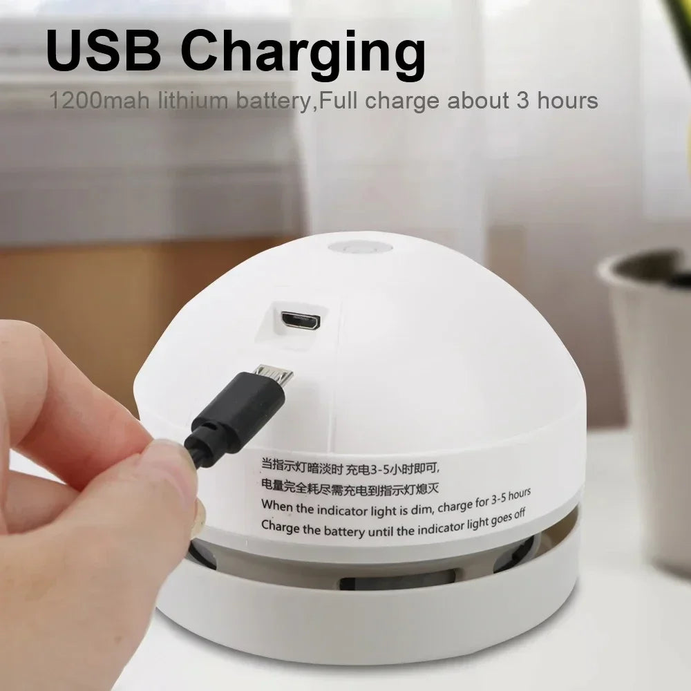 Robot Desk Vacuum | Small Portable Usb Charging Cleaner - Image 7