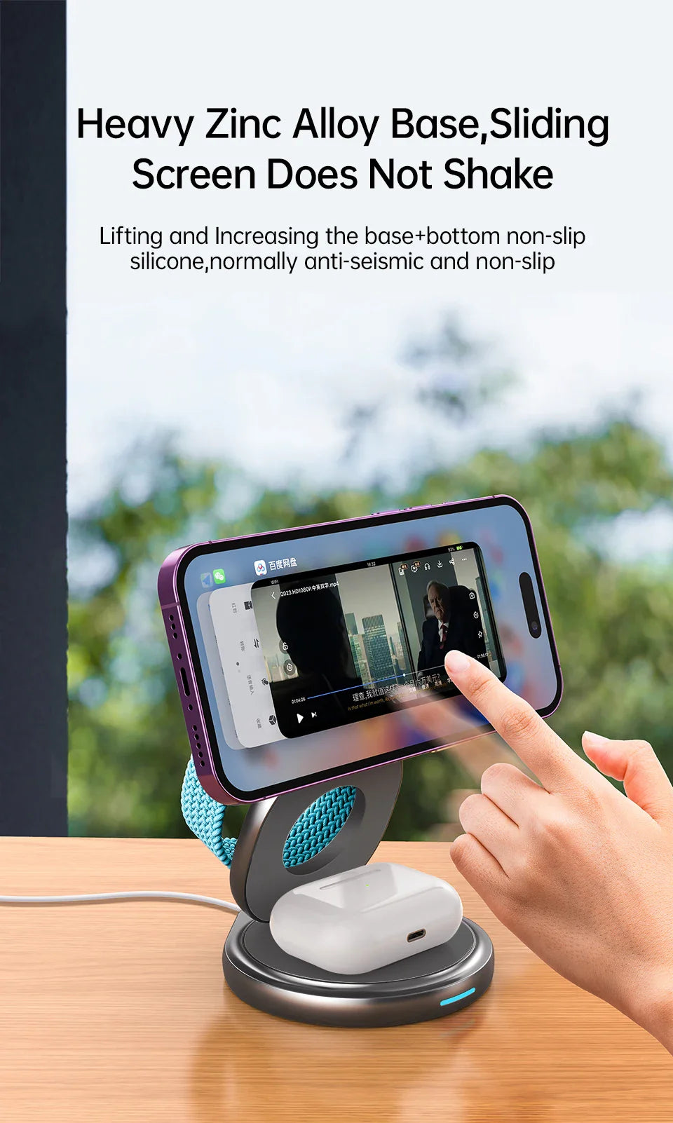 3 In 1 Foldable Magnetic Wireless Charger - Image 10
