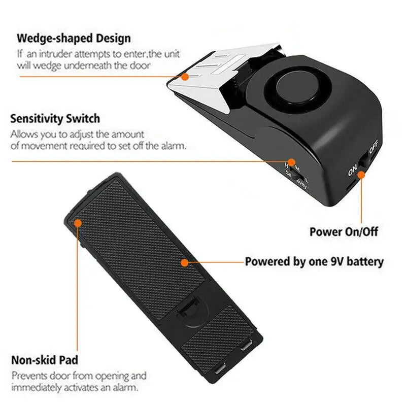Anti-Theft Door Stopper Alarm - Image 9