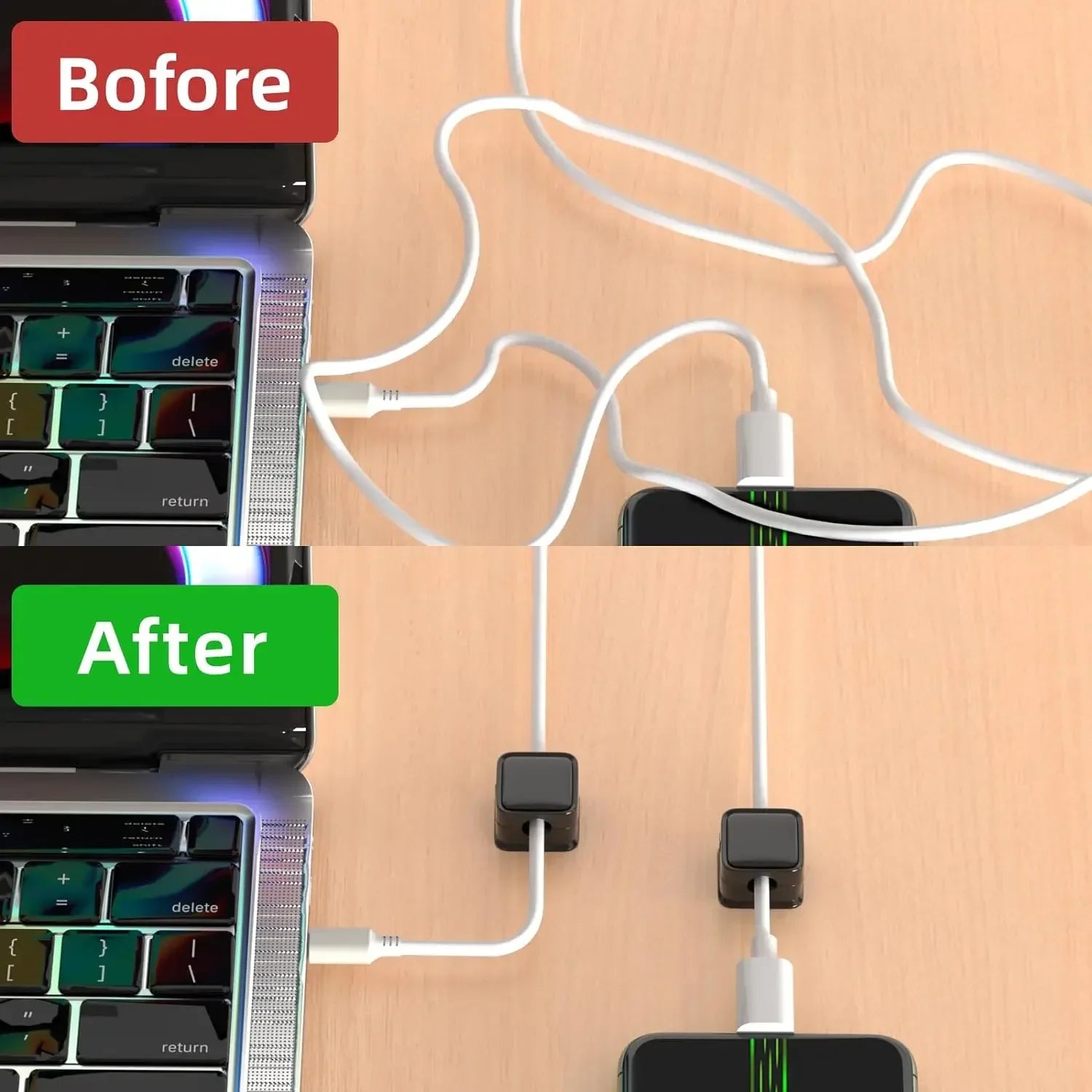 Mini Magnetic Cable Organizer - Image 3