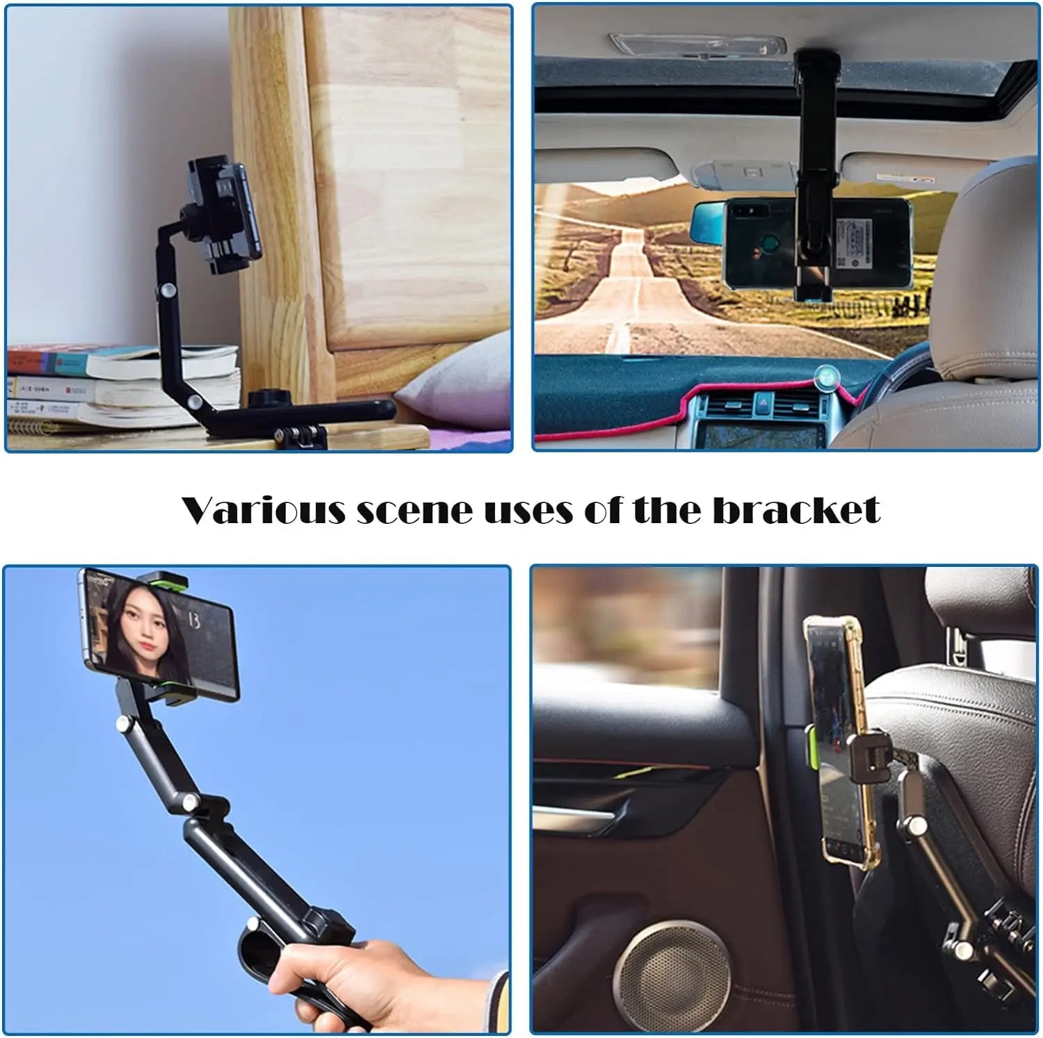 Universal Sun Visor Adjustable Car Phone Holder - Image 5