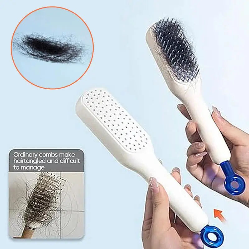 Self Cleaning Scalp Massage Comb - Image 12