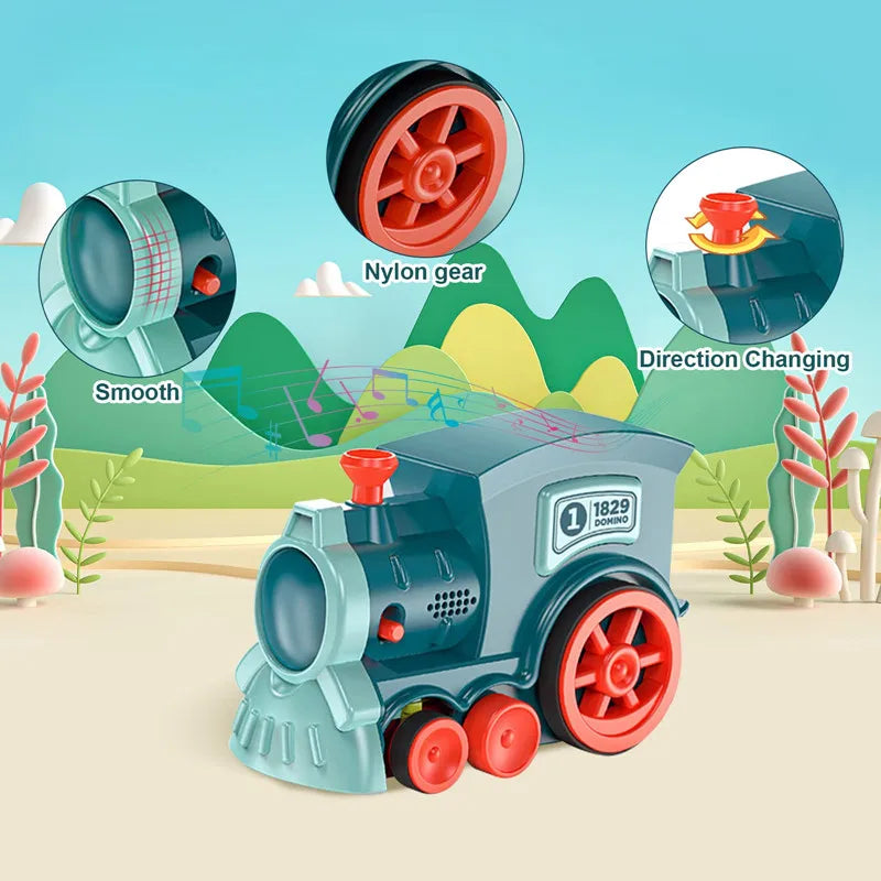 Kids Automatic Laying Domino Train - Image 10
