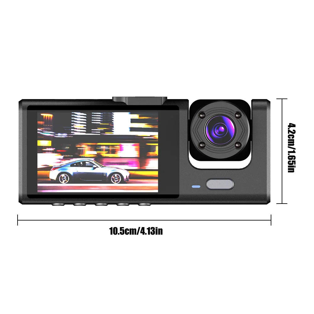 Three Channel Car Hd Dashcam - Image 14