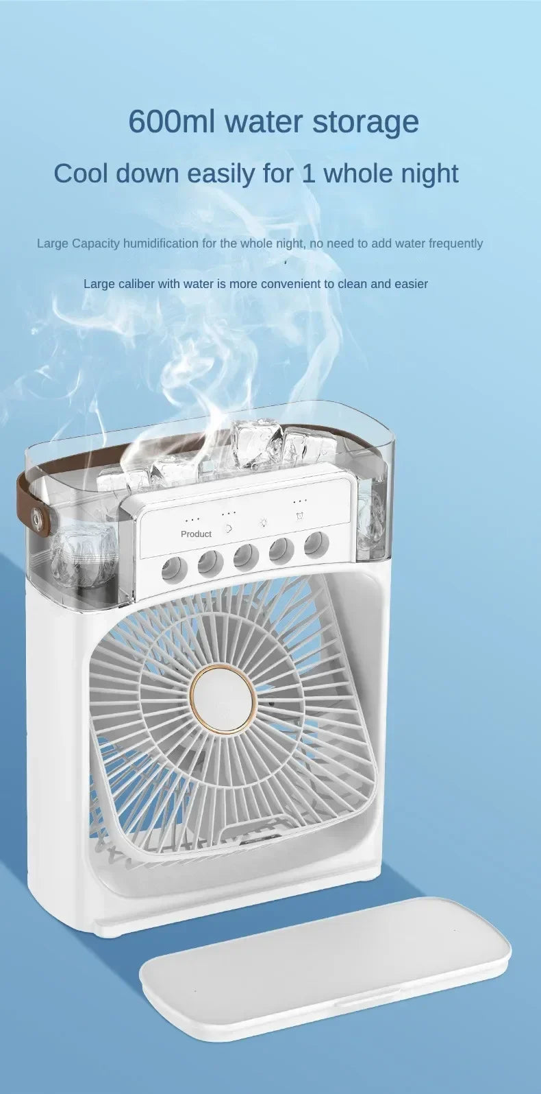 Portable Humidifier Air Cooler Fan - Image 10