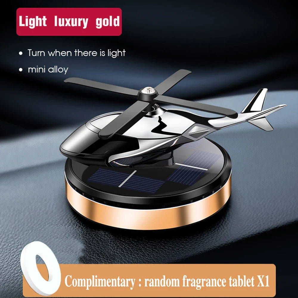 Helicopter Solar Car Air Freshener - Image 4