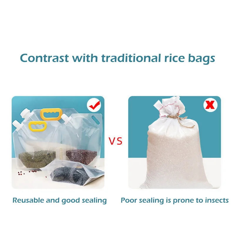 Maximize Freshness With Transparent Sealed Packaging Bags For Grains And Beans - Image 11