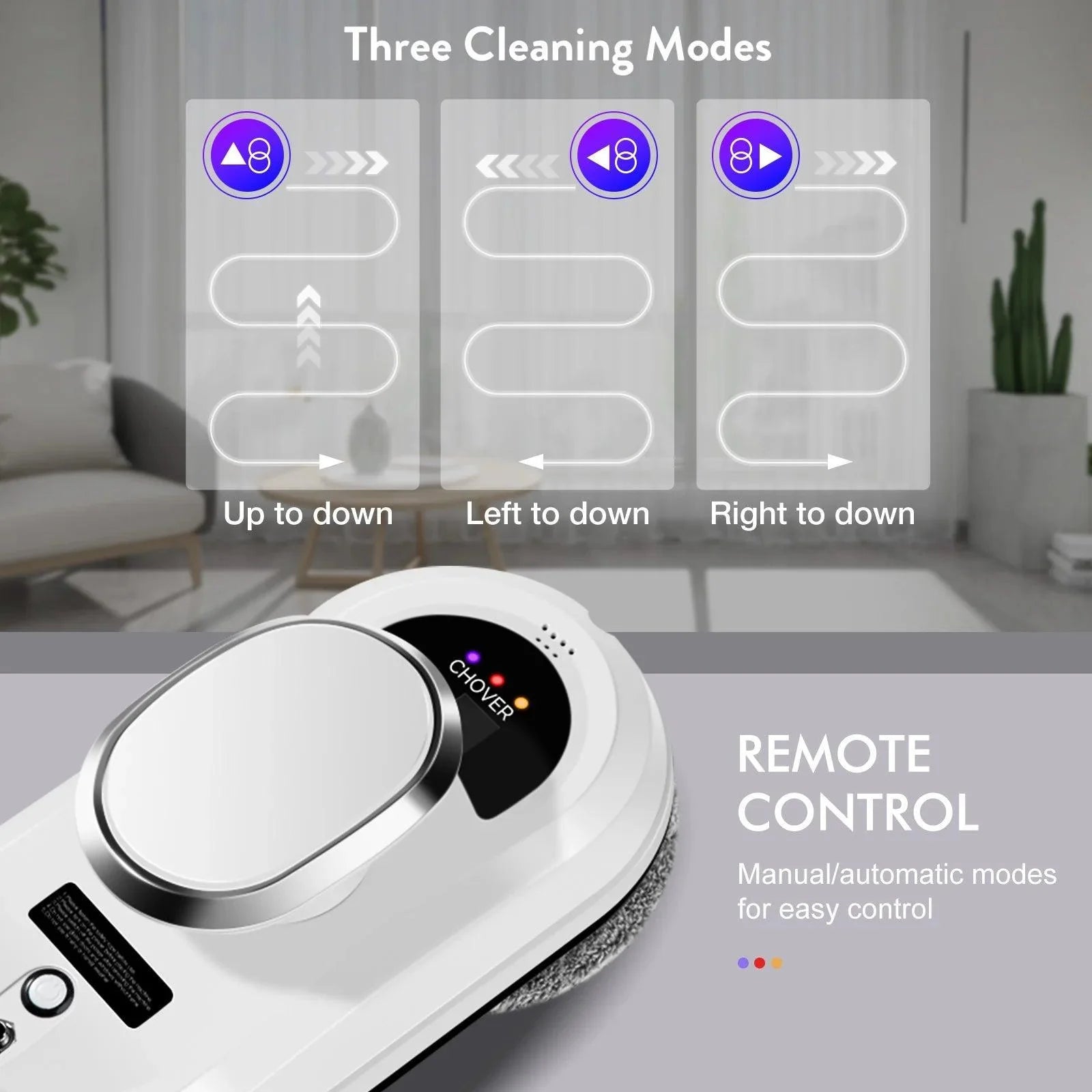 Smart Robot Window Cleaner With Water Spray - Image 4