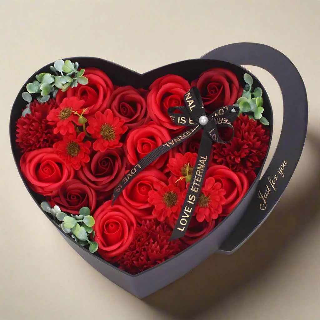 13Pcs Heart Shape Rose Gift Box