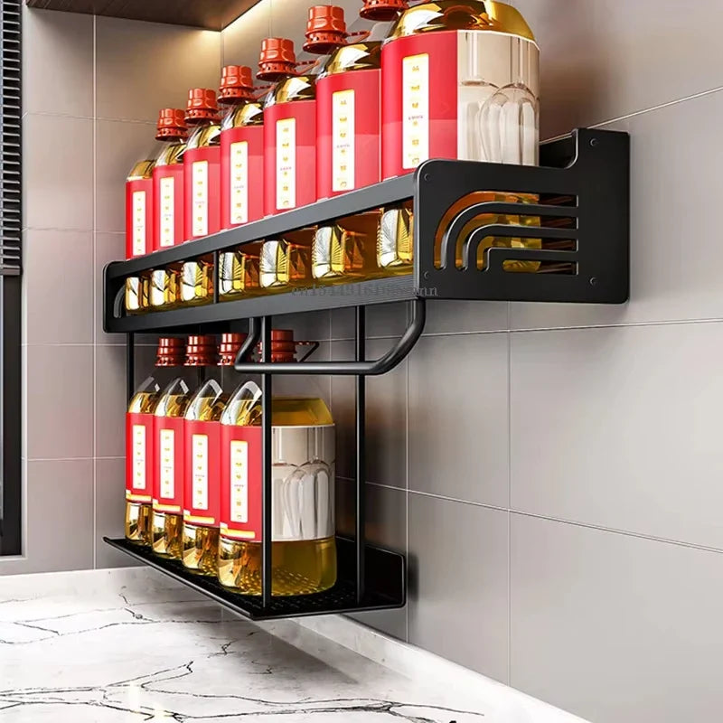 Wall-Mounted Kitchen Spice Rack Organizer - Image 5