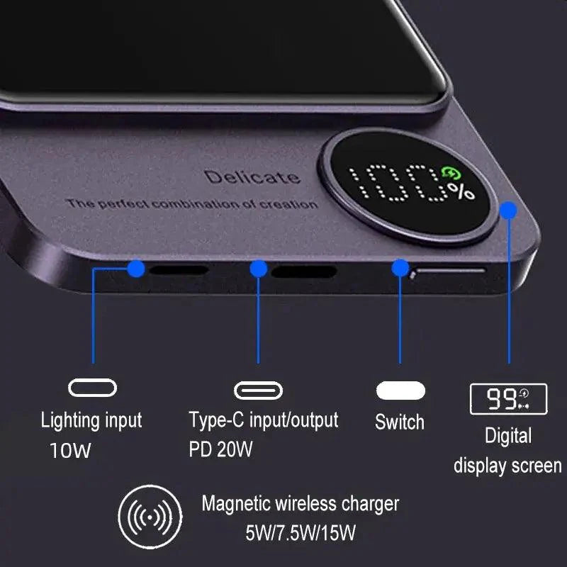 Powerhub Chargemate Wireless Charger Magsafe Power Bank For Iphone - Image 7
