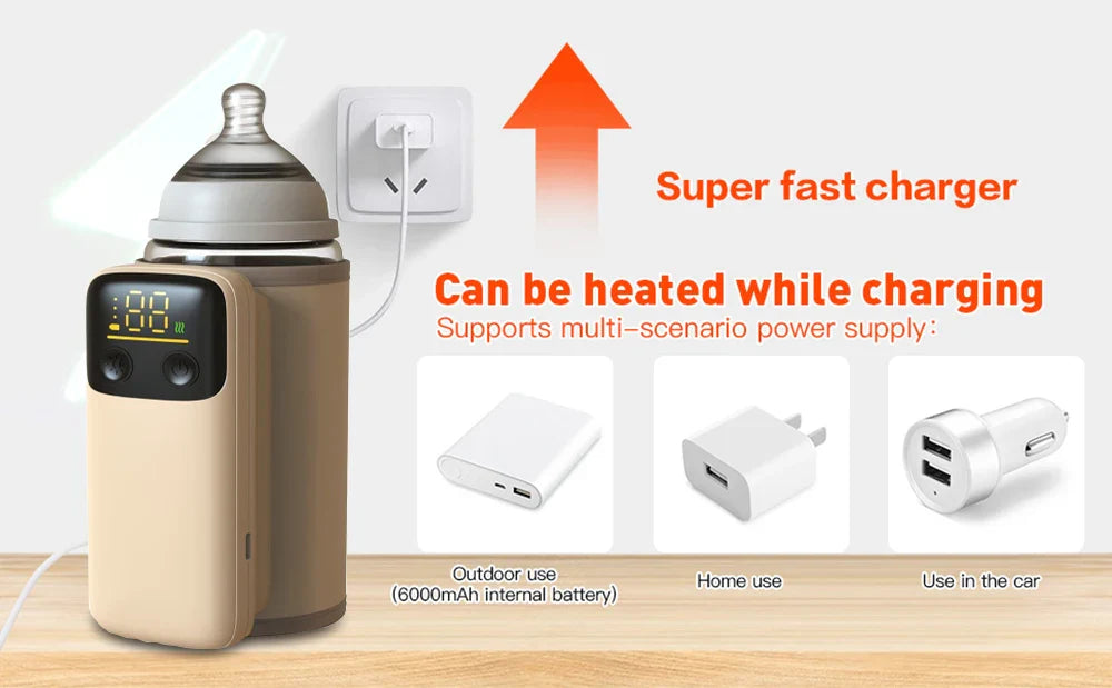 Portable Baby Bottle Warmer | Fast Heating & Cordless - Image 18