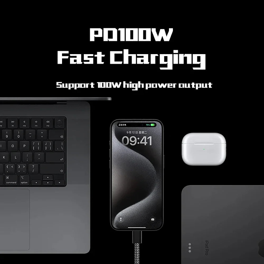 Magnetic Retractable Fast Charging Data Cable - Image 9