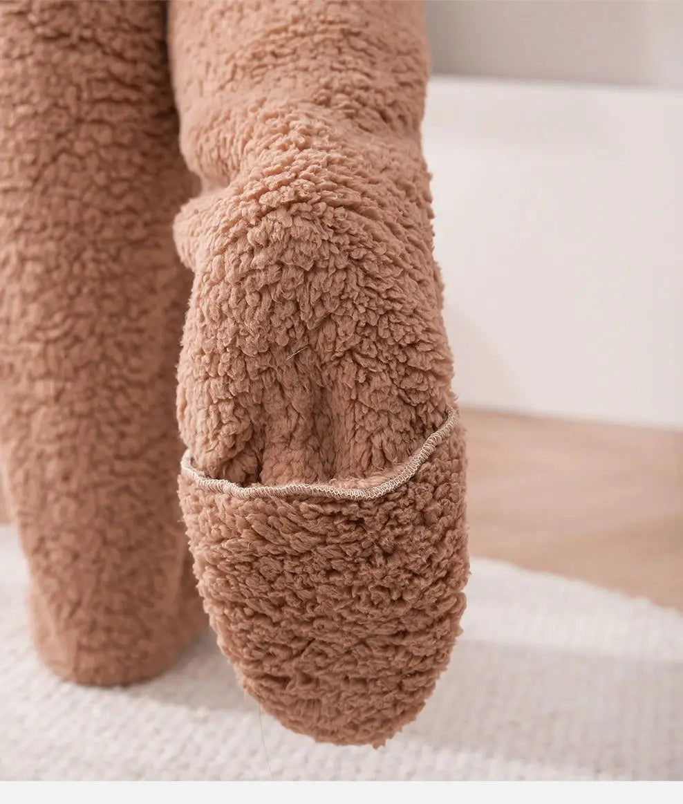 Over Knee High Fuzzy Socks - Image 11