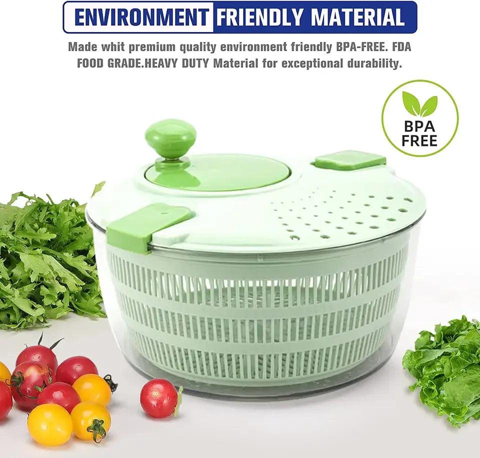 Multifunctional Vegetable Dehydrator & Salad Spinner - Image 4