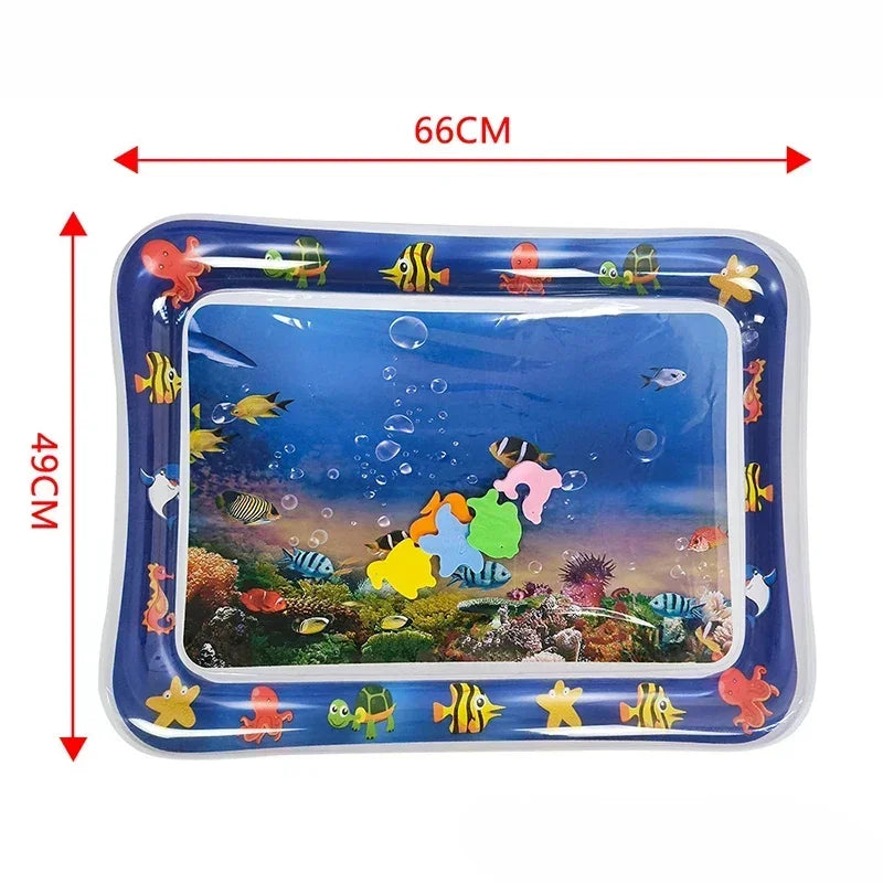 Baby Water Play Mat Inflatable Tummy Time - Image 6