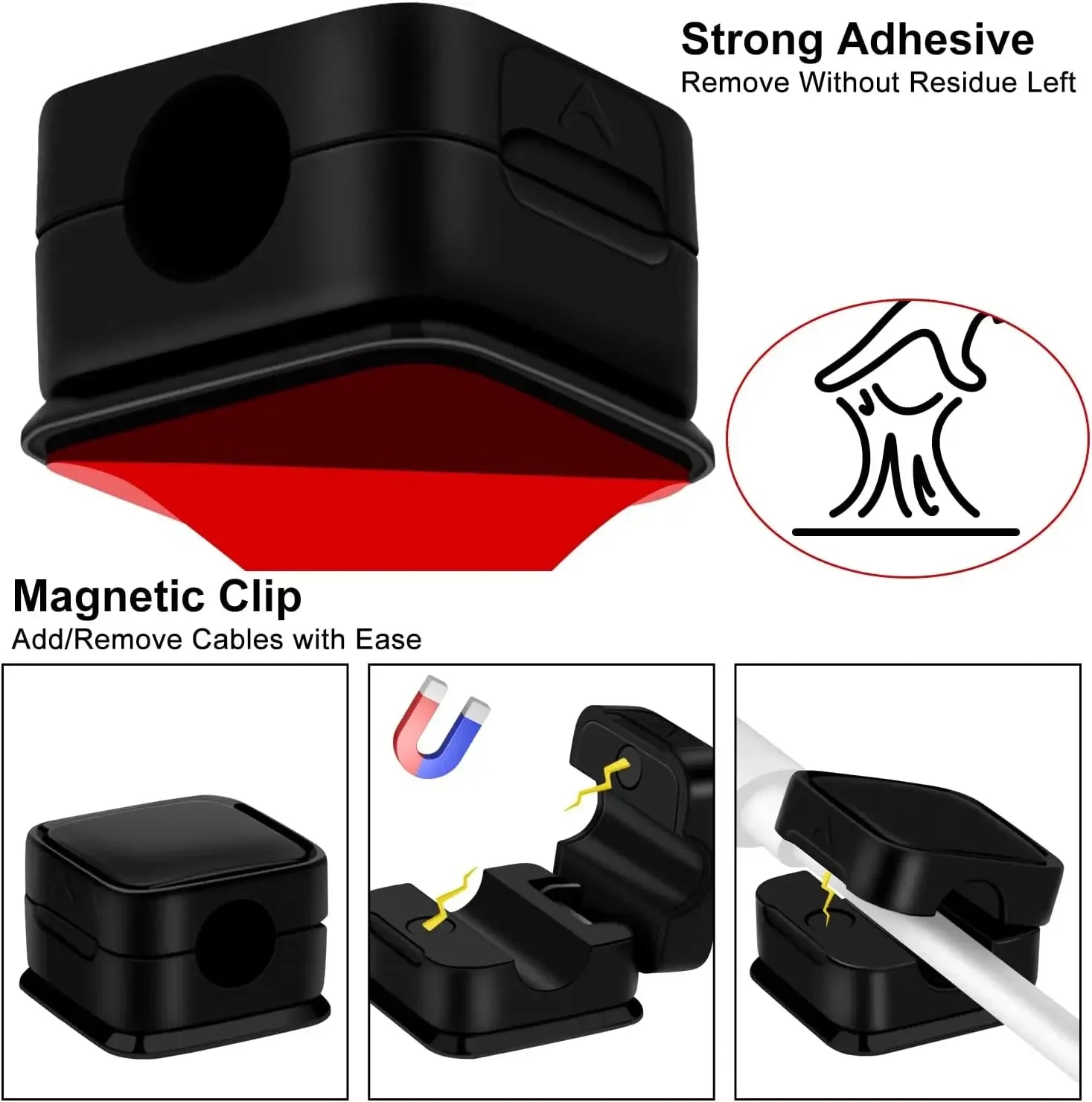 Mini Magnetic Cable Organizer - Image 7