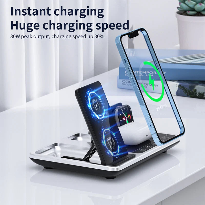 4 In 1 Magsafe Wireless Charging Station - Image 5