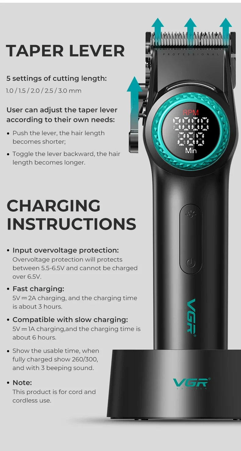 Professional Cordless Hair Trimmer - Image 13