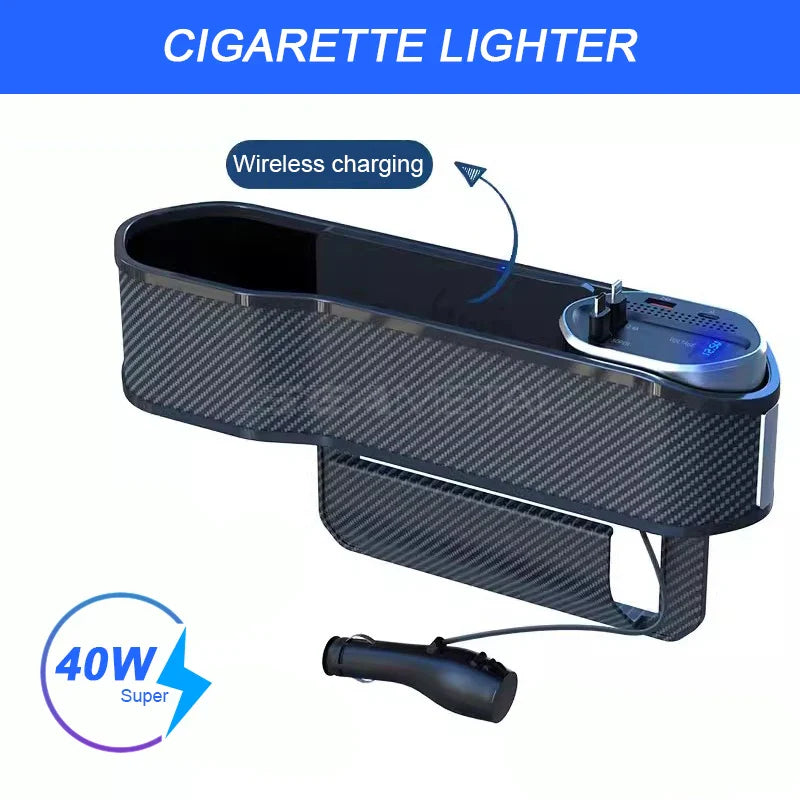 Car Seat Gap Charging Storage Box - Image 4