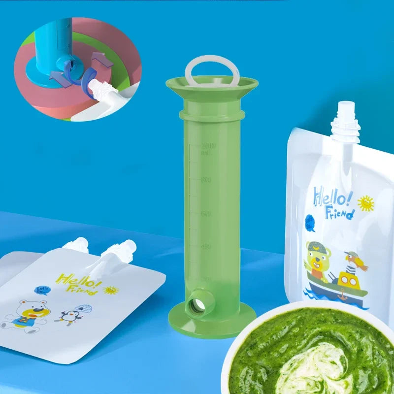 Baby Food Storage Food Puree Filling Dispenser - Image 11