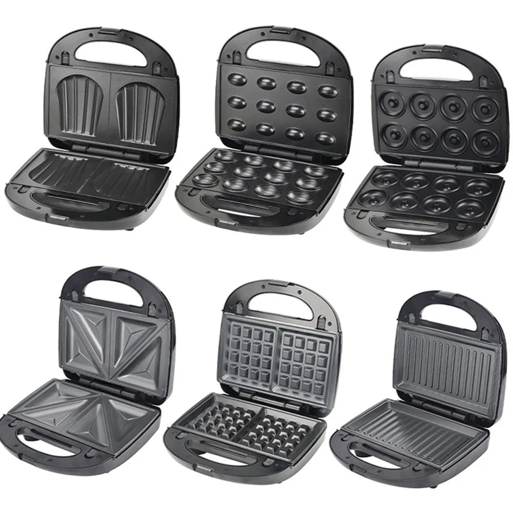 6 In 1 Donut Sandwich And Waffle Making Machine - Image 3
