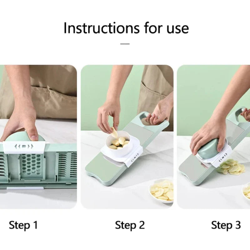 Multifunctional Stainless Steel Vegetable Cutter - Image 6