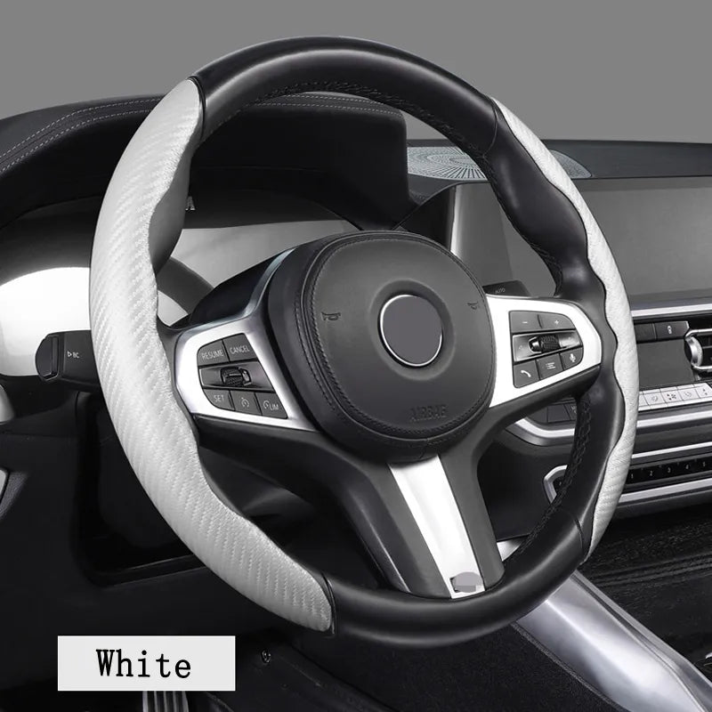 Carbon Fiber Steering Wheel Cover - Image 6