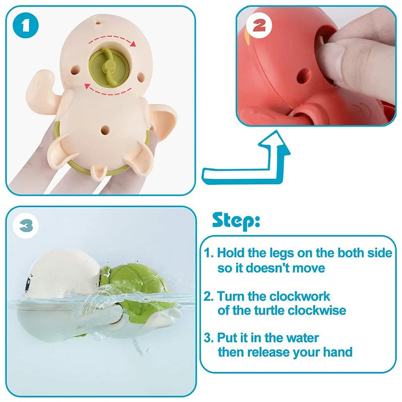 Swimming Turtle Bath Toys For Baby Tolder - Image 11