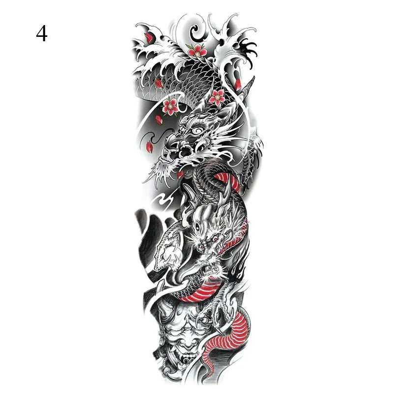 Full Arm Temporary Tattoos - Image 8