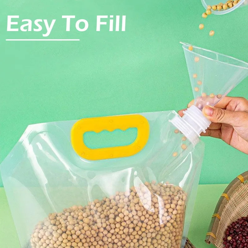 Maximize Freshness With Transparent Sealed Packaging Bags For Grains And Beans - Image 3