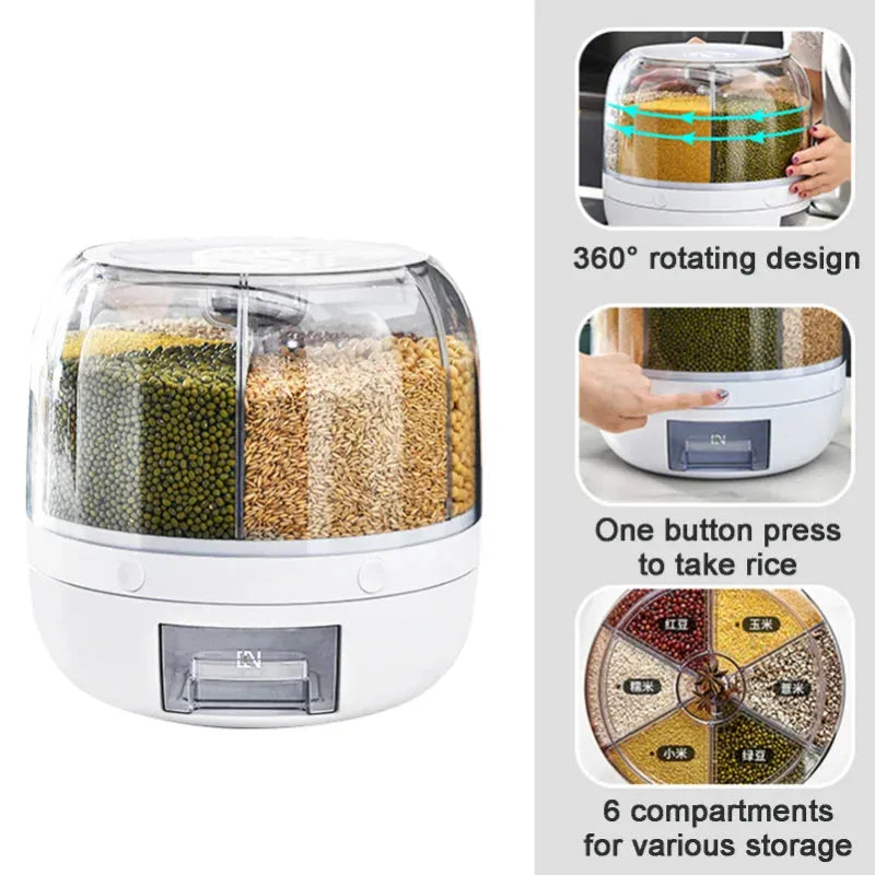 360  Rotatable Grain Dispenser - Image 3