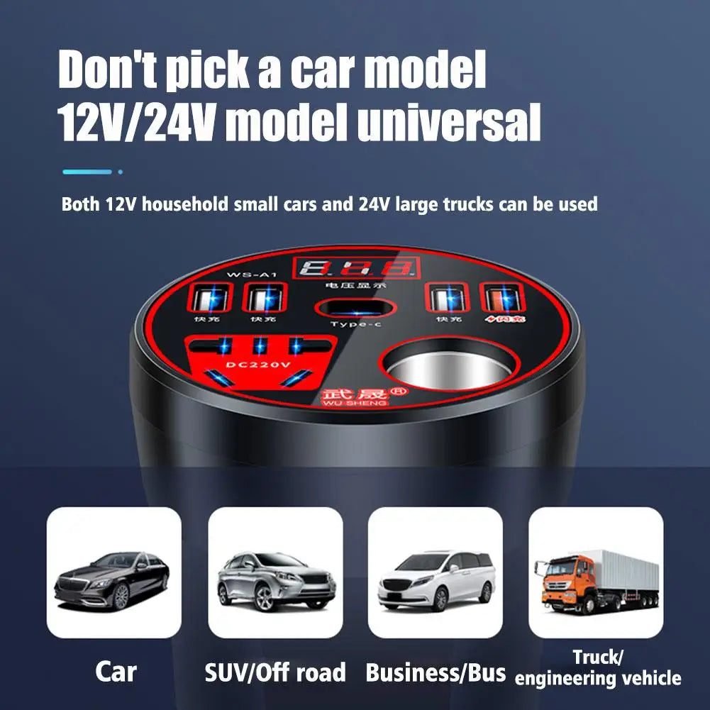 Car Multi-Functional Charging Adapter - Image 3