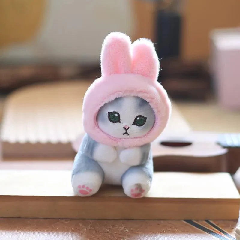 Shark Cat Fried Shrimp Plush Toy Keychain - Image 14