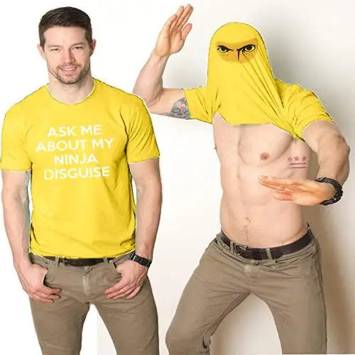 Ninja Disguise Flip T-Shirt - Image 7