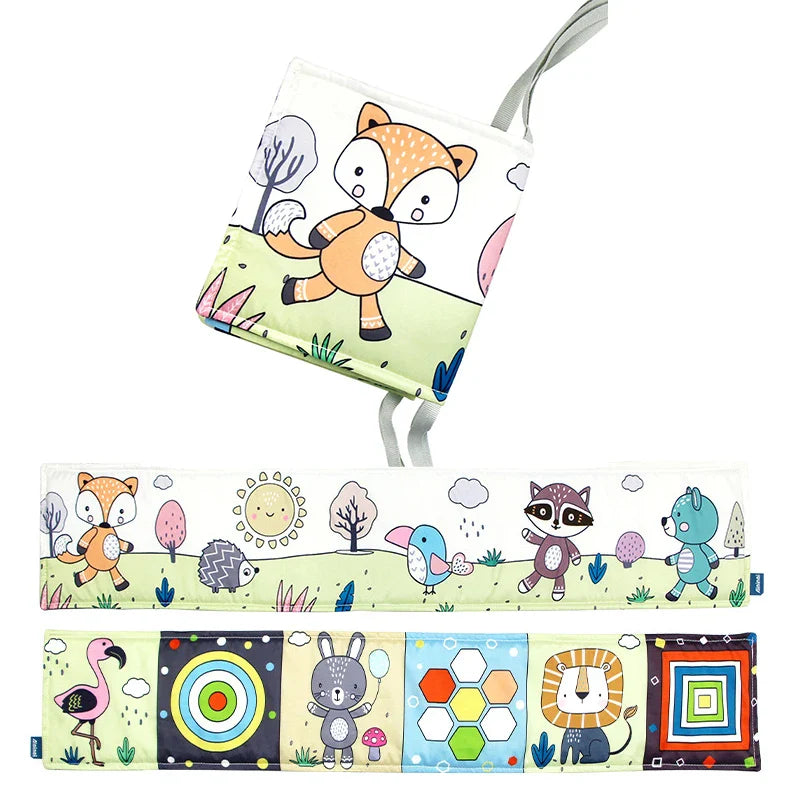 Montessori Baby Cloth Book Black And White Books Newborn - Image 27