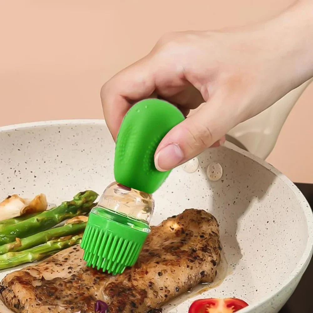 Portable Oil Bottle With Silicone Brush - Image 7