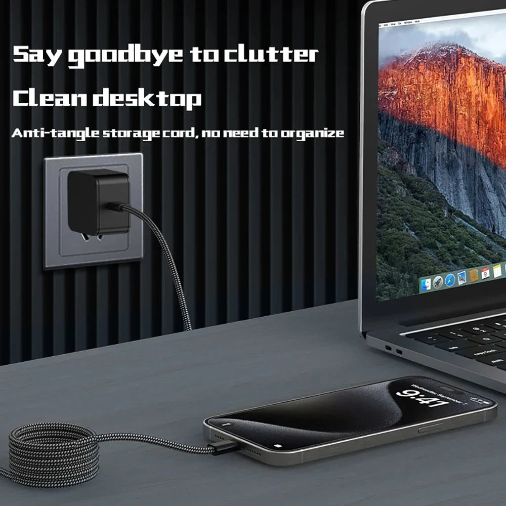 Magnetic Retractable Fast Charging Data Cable - Image 5
